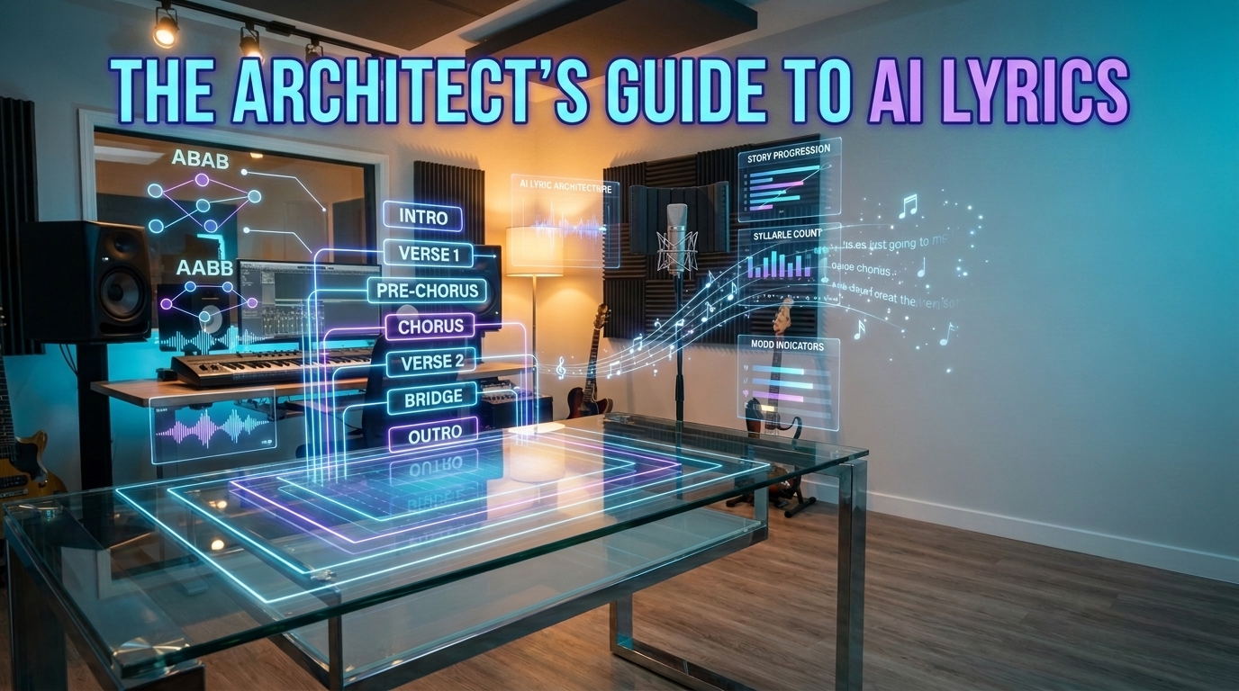 The Architect's Guide to AI Lyrics: Crafting Cohesive Narrative Arcs and Rhyme Scheme Precision for Suno/Udio